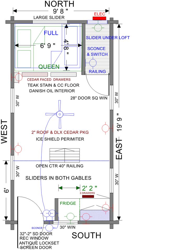 the floor plan for a small bathroom