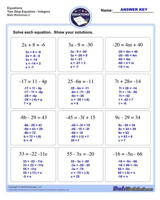 the worksheet for adding and subming to solve each number in one place