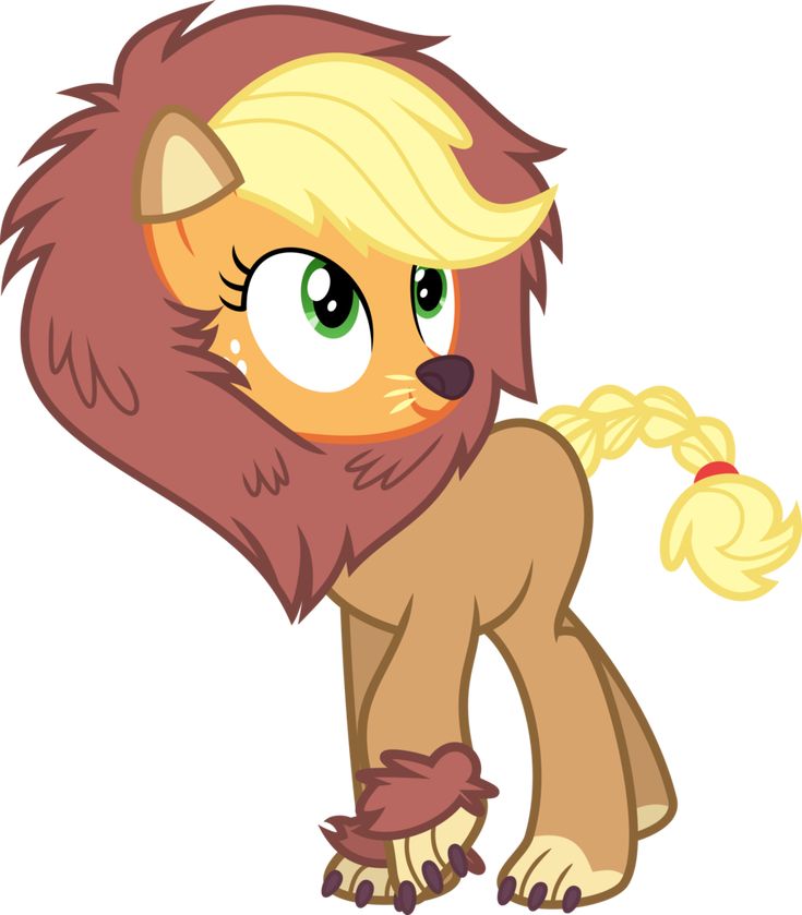 a pony with blonde hair and green eyes