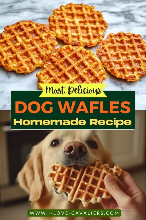 dog waffles with the title most delicious dog waffles homemade recipe