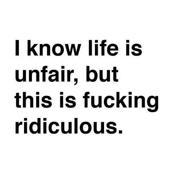 Life is unfair... Math Figures, Now Quotes, Amazing Inspirational Quotes, Life Quotes Love, Images And Words, Fun Quotes Funny, Insomnia, How I Feel, Chronic Pain