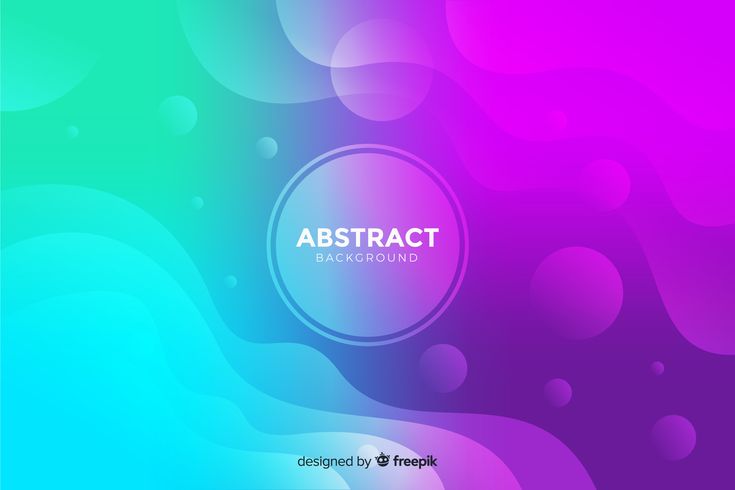 an abstract background with circles and bubbles in purple, blue, green and pink colors