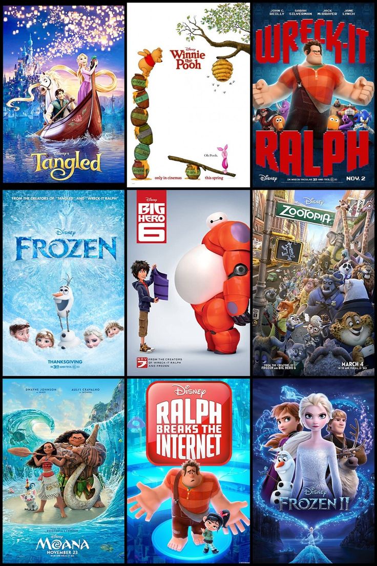 there are many movie posters on this page to describe the different films that were released in disney's animated movies