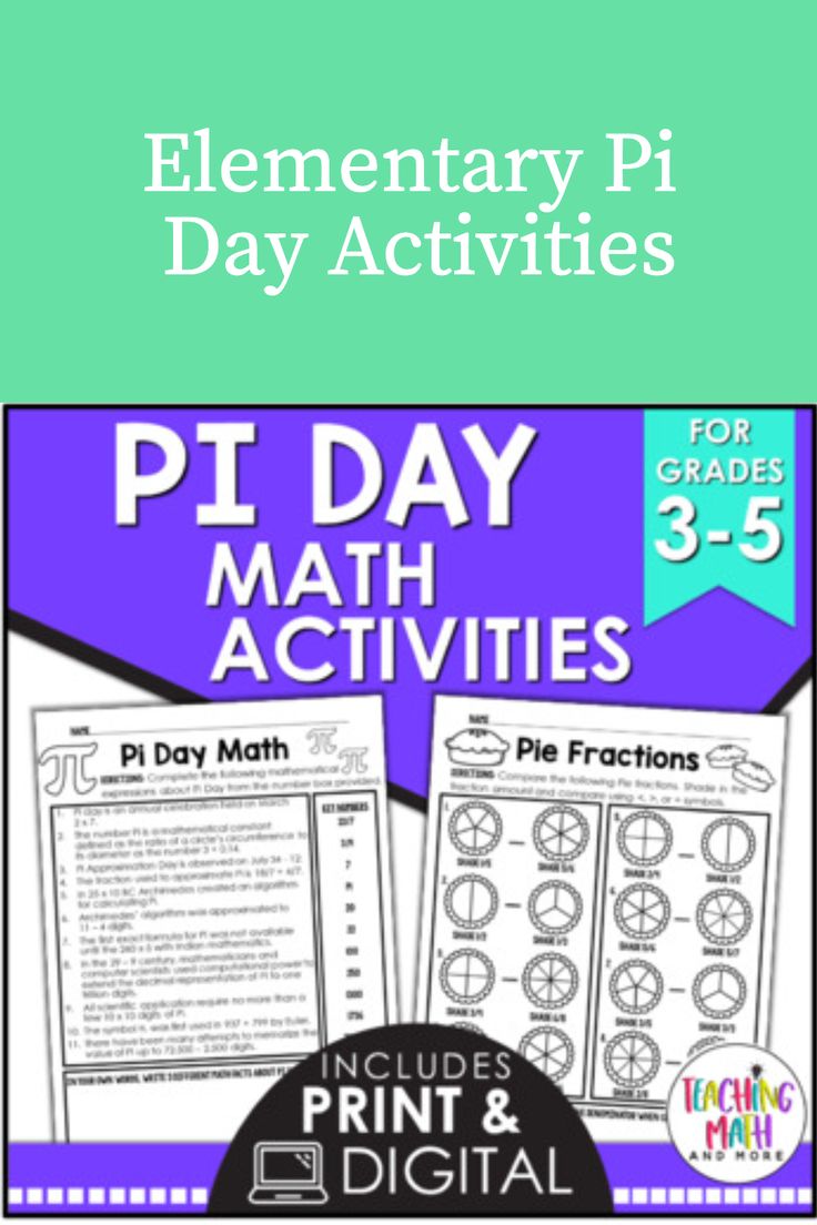 the elementary math worksheet for pt day activities