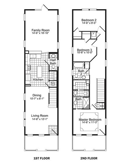 two story house plans with floor plans and measurements