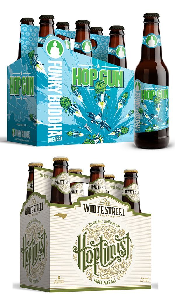 six bottles of hopsun white street beer