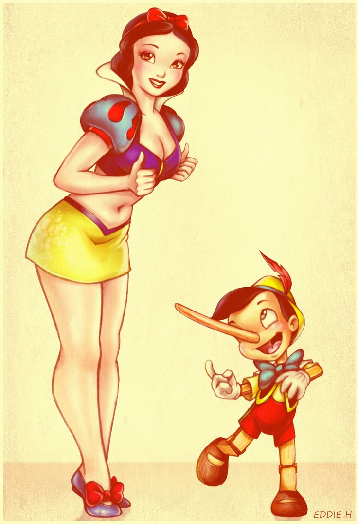 an image of a cartoon character and a woman in the same outfit, one is pointing at