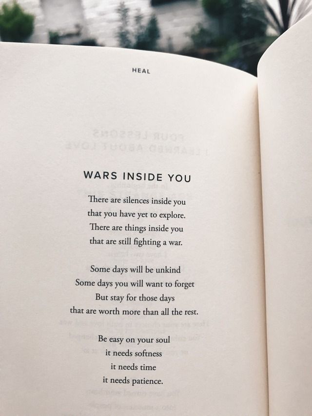 an open book with the words wars inside you