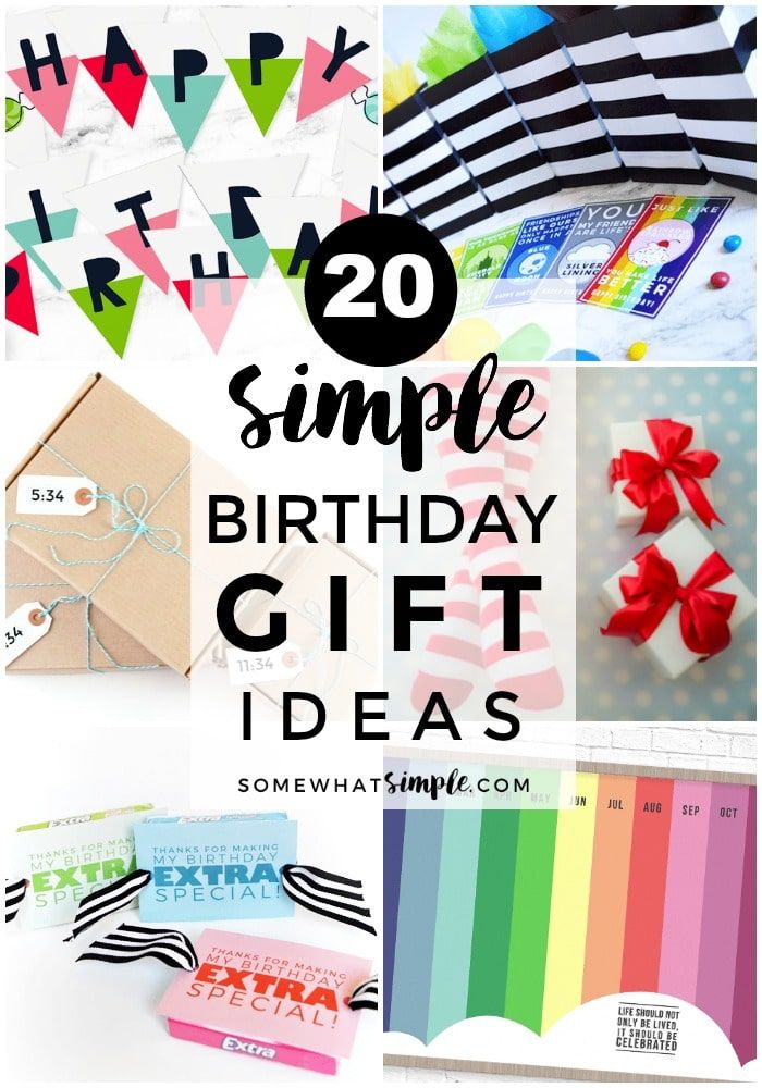 birthday gift ideas that are simple and easy to make