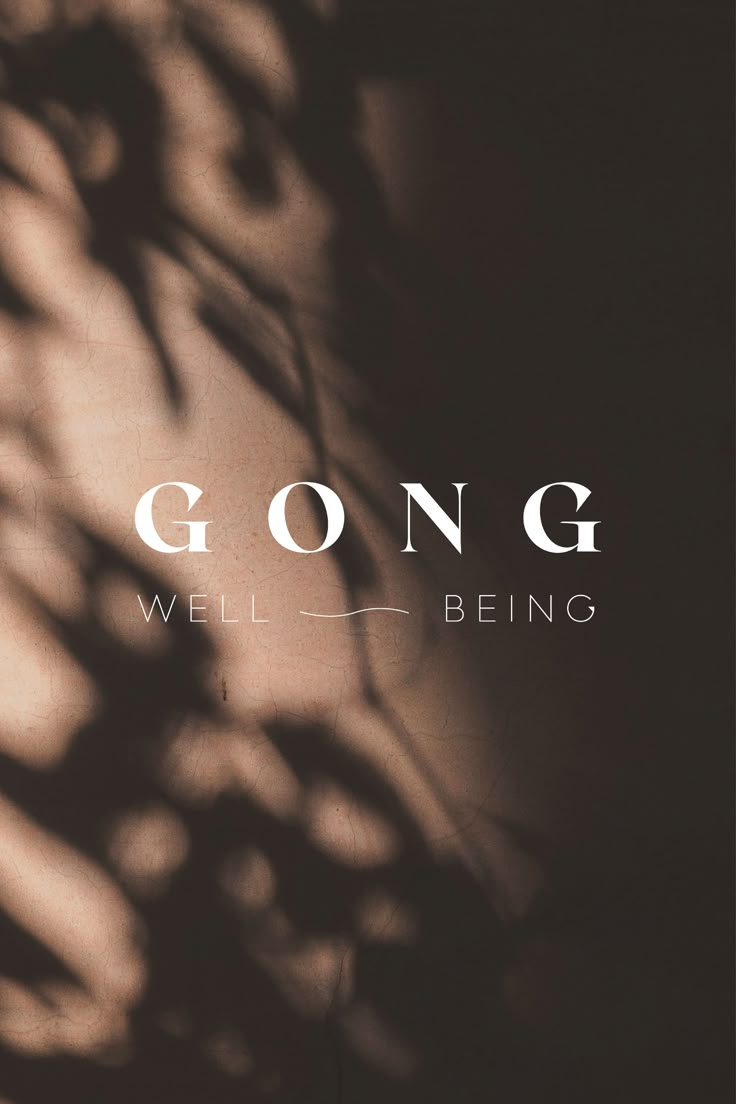 the cover of gong's well - being album, with shadows from tree branches