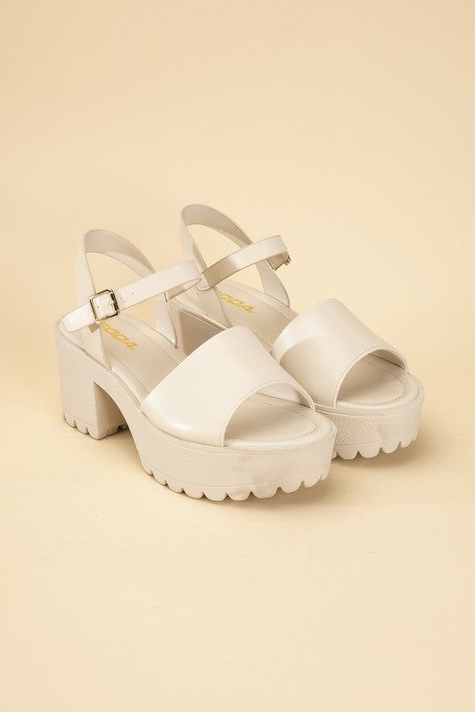 Stacie-S Platform Sandals us.meeeshop - Heel Care, Chunky Platform Sandals, Chunky Sandals, Chunky Platform, Summer Sandals, Ankle Strap Heels, Heeled Loafers, Pump Sandals, Summer Sun