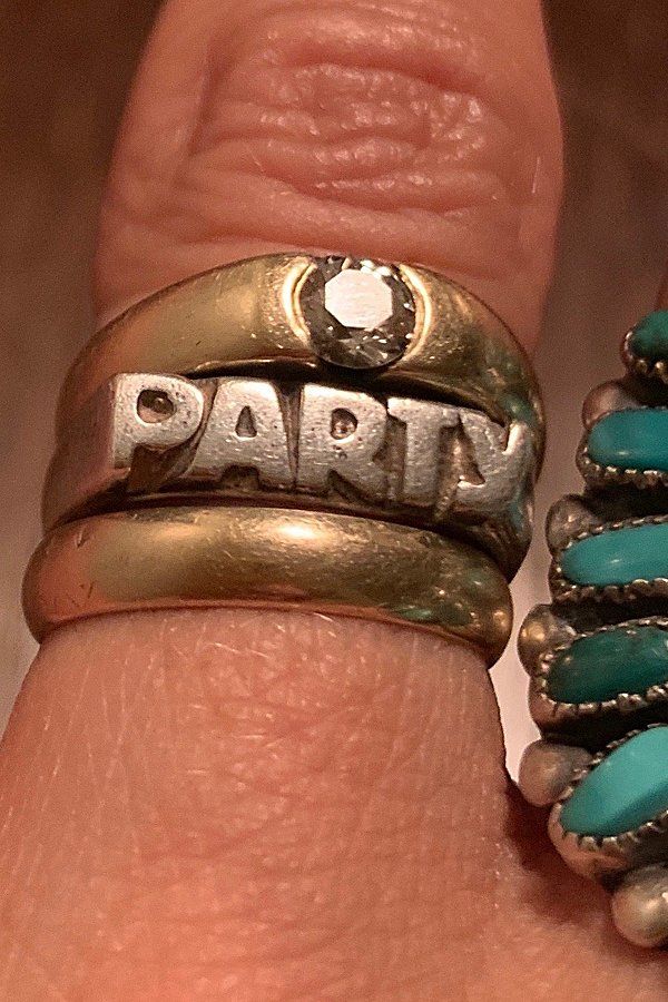 **Please note all sales are final.**Party Ring - Comes in Sterling Silver and Solid Brass.**Contents*** Brass\u00a0**Dimensions*** Size 6.5* Size 8 Mixed Metal Rings, Dope Jewelry, Party Rings, Funky Jewelry, Jewelry Lookbook, Stacked Jewelry, Rings Cool, Bling Rings, Jewelry Inspo