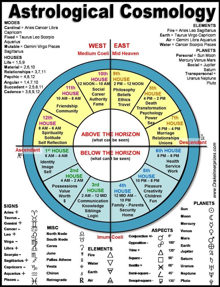 the astrological cosmology wheel