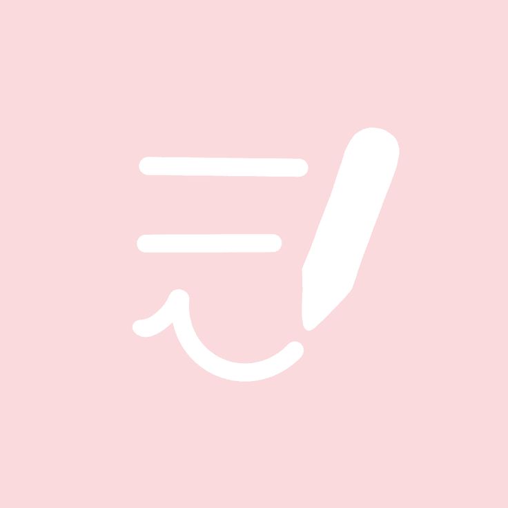 a pink background with the letter e on it