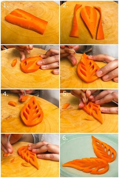 step by step instructions on how to cut carrots