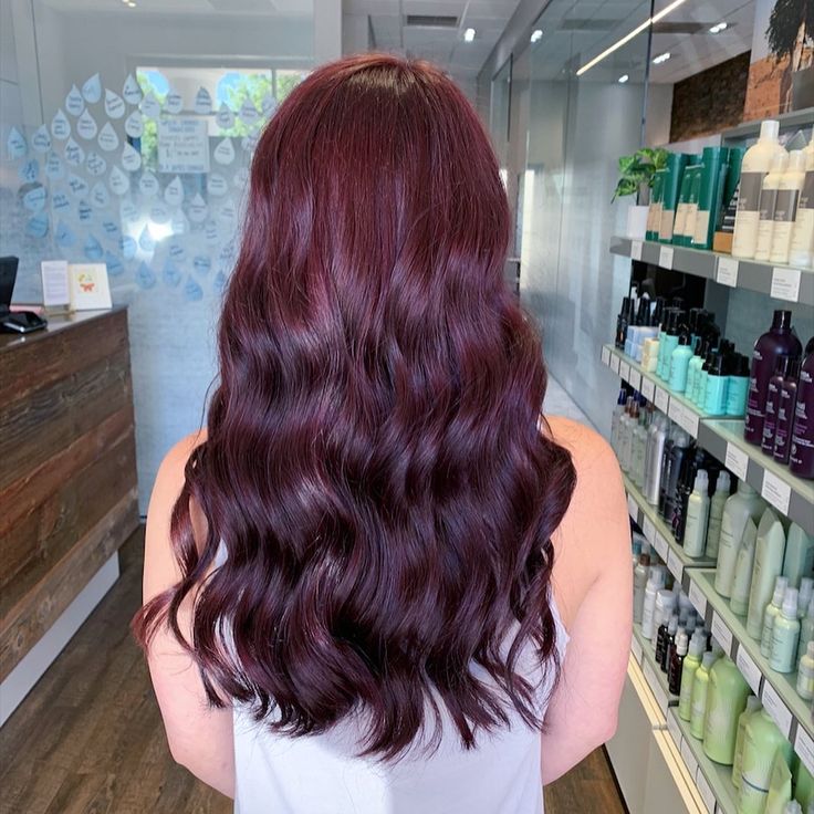 Cranberry Purple Hair, Berry Brown Hair Color Purple, Glossy Plum Hair, Berry Plum Hair Color, Bergandi Color Hair, Berry Hair Color Plum, Dark Berry Hair, Berry Colored Hair, Berry Red Hair Color