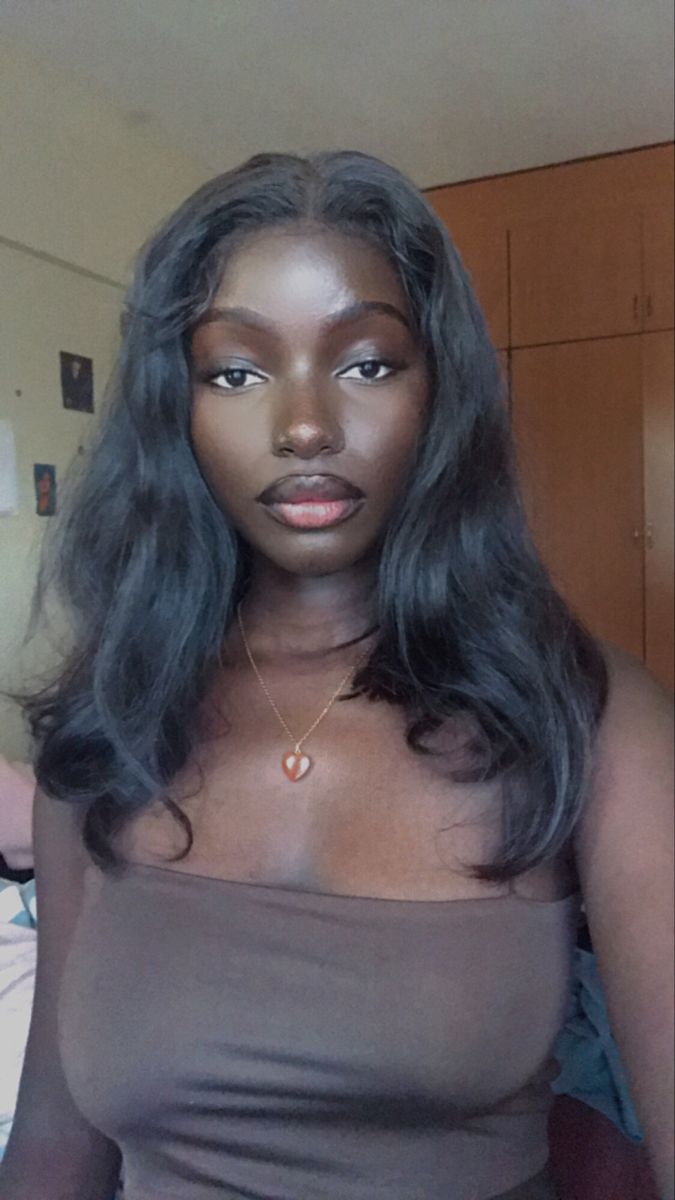 Imvu Mesh Head Ideas, Dark Skin Girls Pretty, Pretty Dark Skin, Lip Combo, Arte Inspo, Melanin Poppin, Black Girls Hairstyles, Aesthetic Hair, Black Is Beautiful