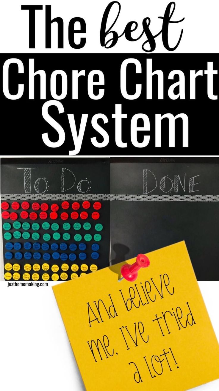 the best chore chart system and believe me, i've tried