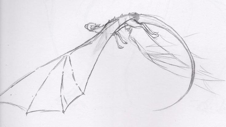 a drawing of a woman flying through the air with an umbrella over her head,