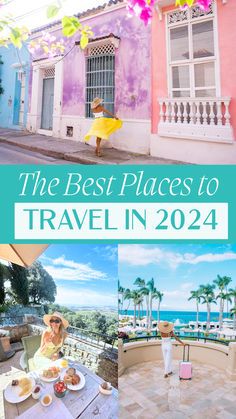 the best places to travel in 2021, including hotels and beachfronts with palm trees