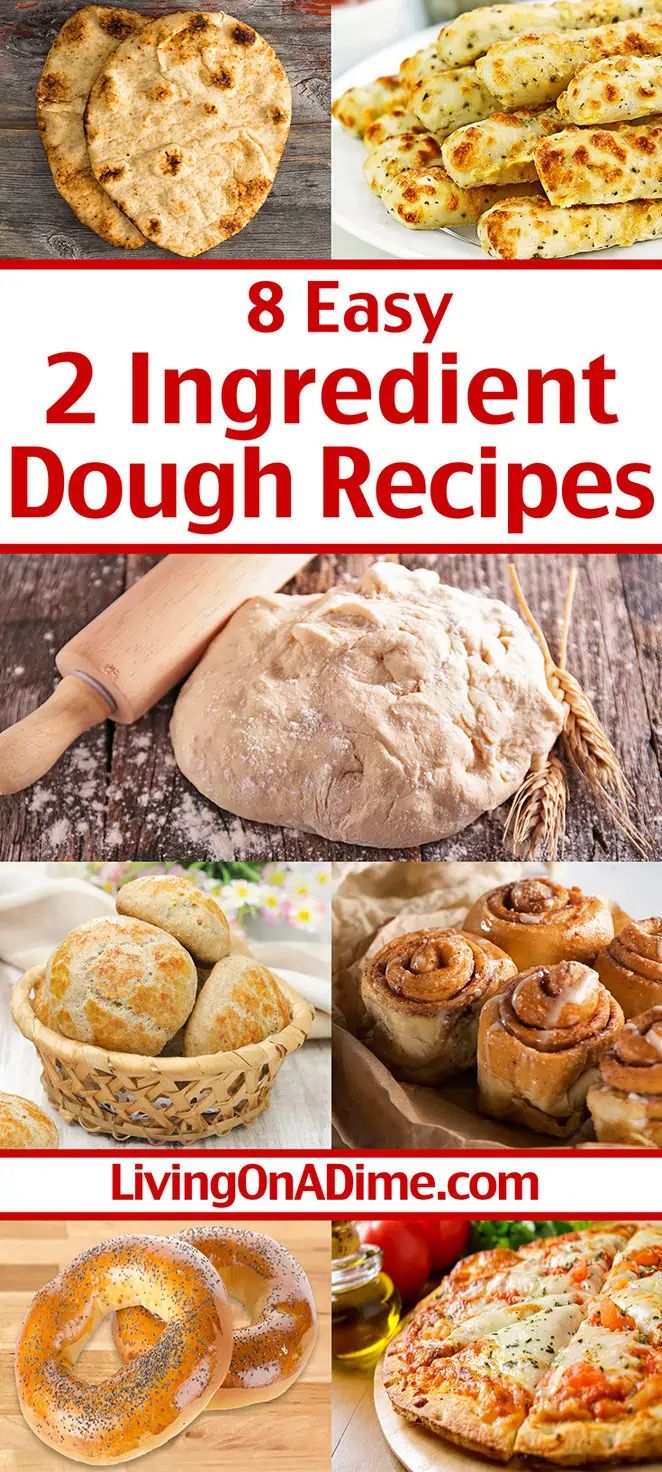 eight easy and delicious dough recipes to make with fresh bread, pizzas, pies or other baked goods