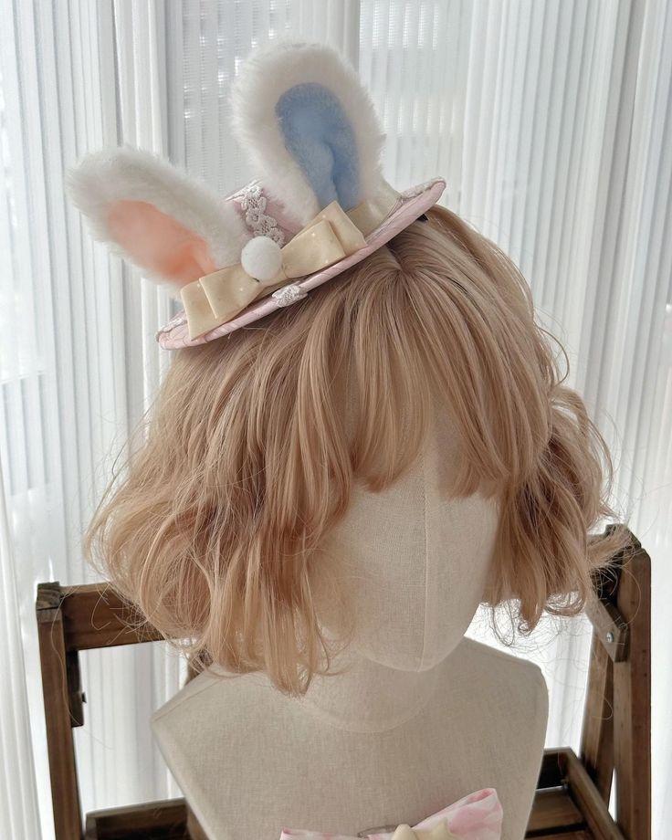 🐰Bunny theme circus vibes Sweet Lolita dress and Ouji Lolita outfit. 👉Search 'FOGC-082' on devilinspired.com #devilinspired #sweetlolitafashion #sweetdress #oujifashion #lolitacoord #lolitafasion #circustheme #bunnytheme Lolita Outfit, Bunny Theme, Rabbit Charm, Kawaii Vintage, Mini Hat, Lolita Outfits, One Piece & Sets, Vintage Gothic, Bunny Plush