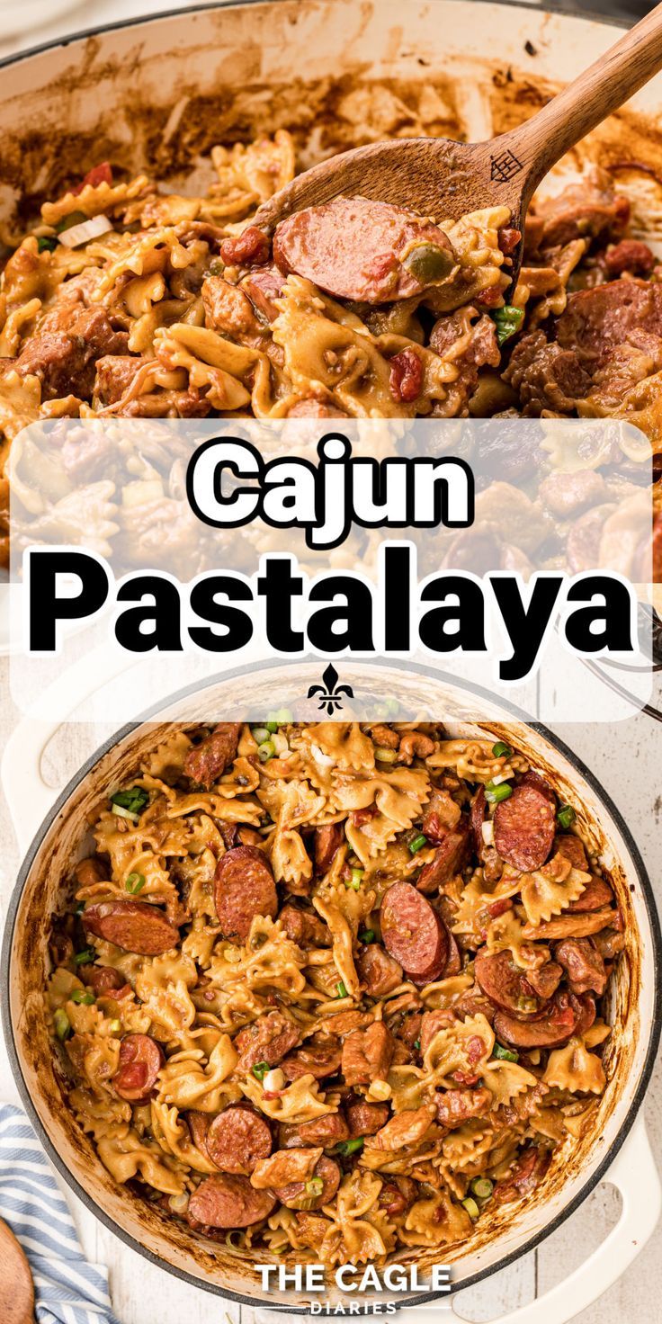 the recipe for cajun pasta pasta with sausage