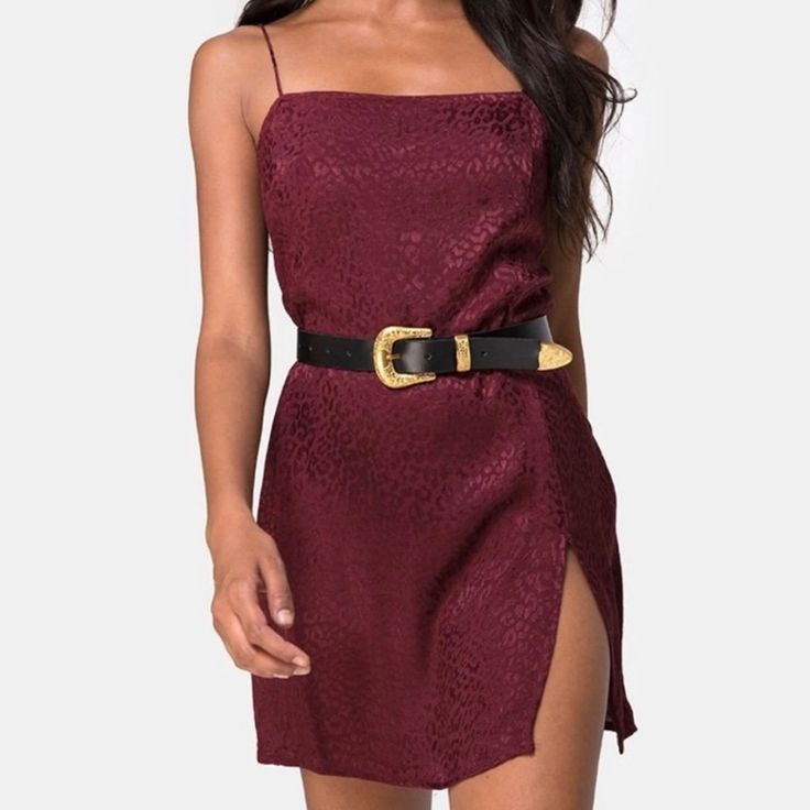 Brand New, Just Slightly Too Small For Me. Tag Says Size S But This Would Fit An Xs Much Better.. This Dress Seems To Be Smaller In Size Than Most Motel Rocks Smalls. Perfect Condition. If You’re A Size 0-2 This Would Be A Perfect Fit! Will Only Fit Smaller Chest Measurements As Well. No Longer Listed On The Website In This Color *Posted The Black Version For A Price Reference Only Bodycon Dress Formal, Batwing Dress, Red Slip Dress, Bamboo Dress, Basic Skirt, Long Sleeve Dress Formal, Motel Rocks, Basic Dress, Cowboy Boot