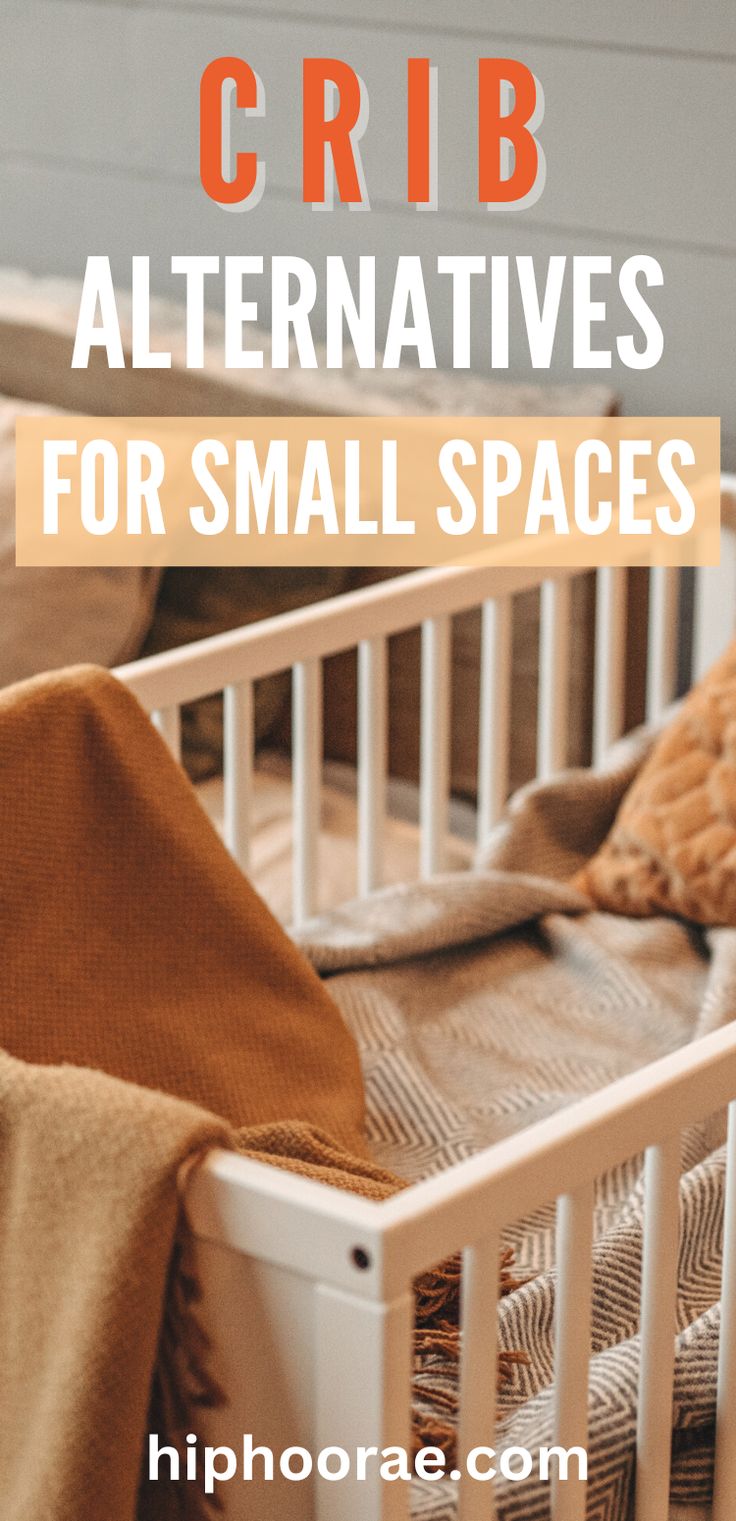 Transform your small nursery into a stylish haven with these innovative crib alternatives Baby Furniture For Small Spaces, Crib In Small Bedroom, Nursery With No Crib, Small Room Nursery Ideas Space Saving, Nursery With Two Cribs, Two Cribs One Room Small, Crib On Wheels, Small Nursery With Bed, No Crib Nursery Ideas