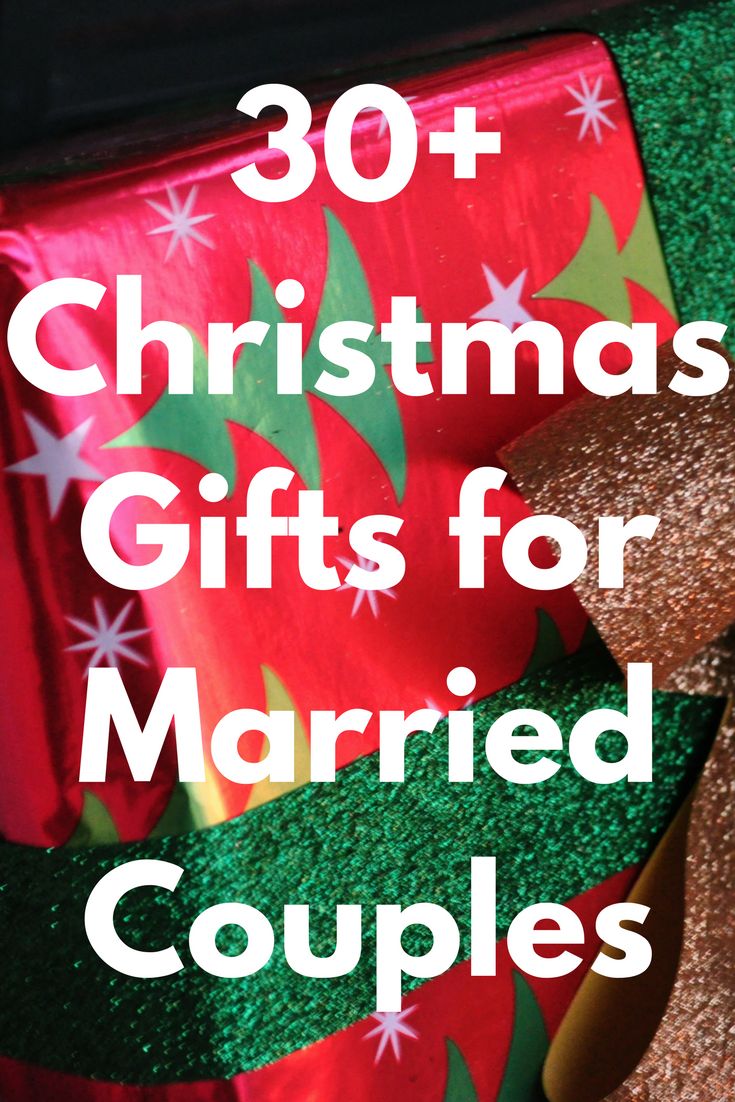 christmas gifts for married couples with text overlay