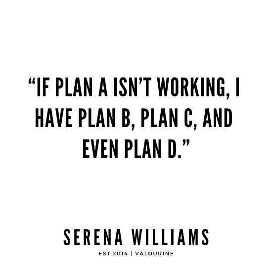 a quote from serena williams about working hard