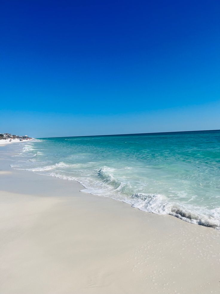 the beach is clean and ready for us to enjoy it's sunny day on the water