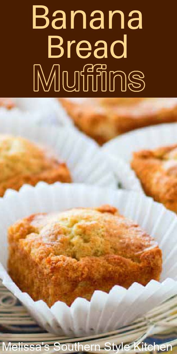 banana bread muffins in paper cups on a plate