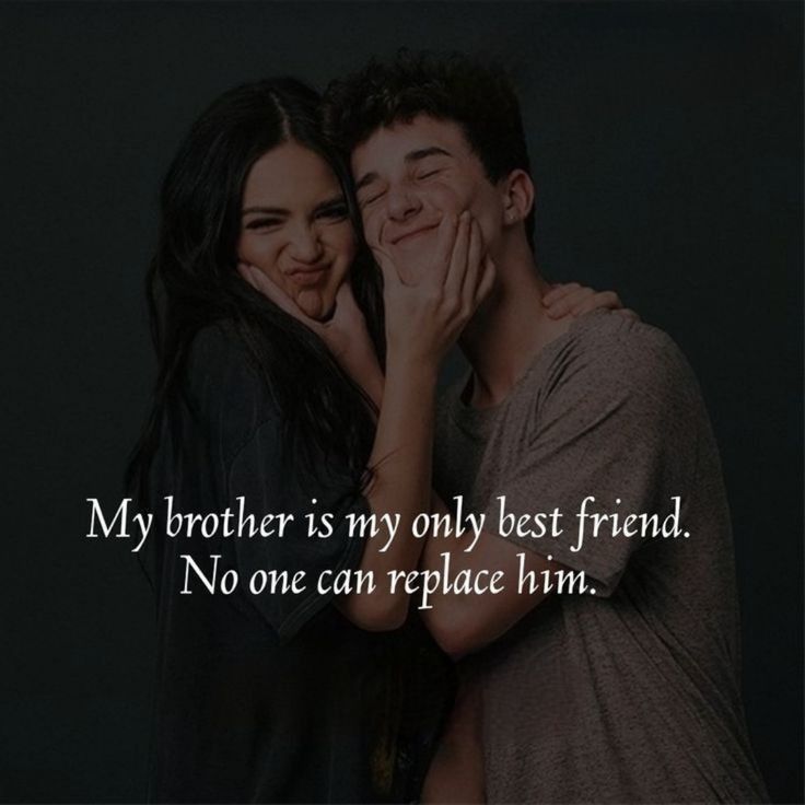 two people hugging each other with the caption trouble maker my brother is my only best friend no one can replace him