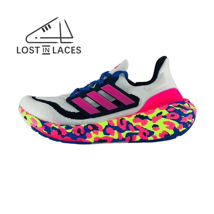 ***Size 5 Pair Does Not Include The Original Shoe Box*** - Product Specifications - Brand: Adidas Model: Ultraboost Light Non Dyed Lucid Pink Lucid Lemon Product Code: Ie3063 Gender (For Sizing): Women Main Color: White Performance/Activity: Running Not A Customized Item. Msrp: $190 - Product Condition - Brand New With Tags And Original Shoe Box.* 100% Authentic Product, Guaranteed. *Shoe Box May Have Minor Damage. ***Size 5 Pair Does Not Include The Original Shoe Box*** Adidas Multicolor Running Shoes With Boost Midsole, Lemon Product, Adidas Model, Light Running Shoes, Adidas Models, Black Athletic Shoes, Pink Running Shoes, Adidas Boost, Adidas Ultraboost