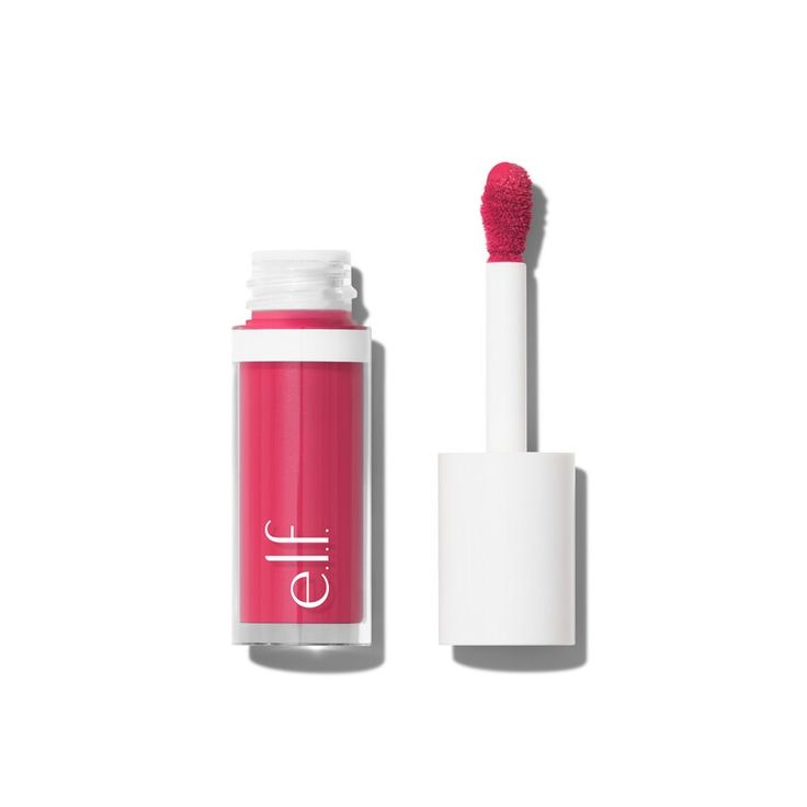 Camo Liquid Blush - Comin’ In Hot Pink | e.l.f. Cosmetics Elf Rouge, Elf Blush, Skincare Brush, E.l.f. Cosmetics, Liquid Blush, Eyes Lips Face, Elf Cosmetics, Elf Makeup, Pigment Coloring