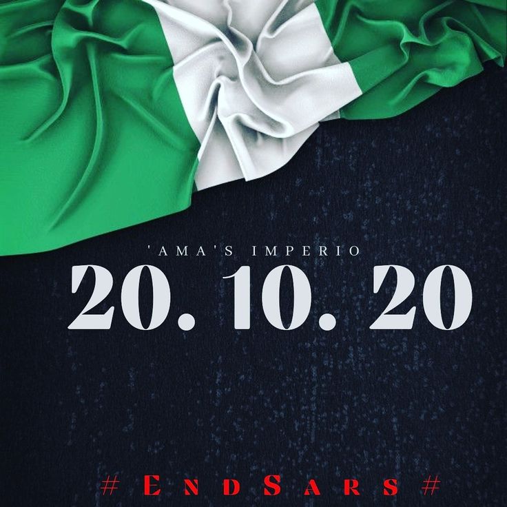 an italian poster with the flag of italy on it's back ground and text that reads, 20 10 20 endsars