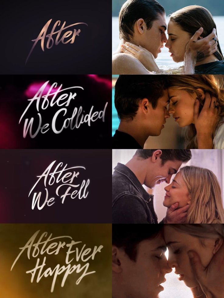 the kissing scene from after we fell, after we fell and after we fell are all happy