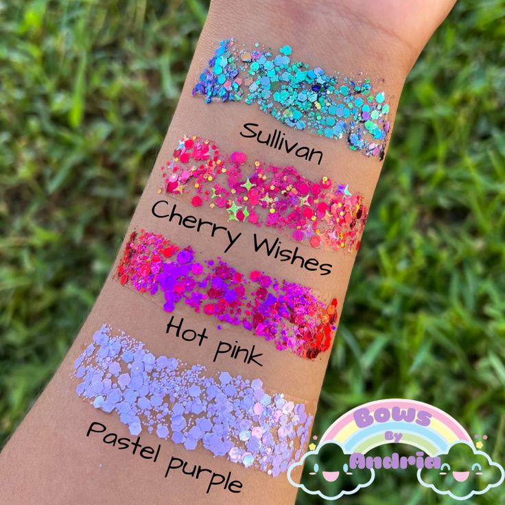 #hair #hairtutorials #hairstyles #hairideas #hairgoals #kidshair #kidshairstylesforschools Glitter Hair Gel, Daily Hairstyles, Glitter Hair, Hair Gel, Pastel Purple, Pixie Dust, Pink Bow, Kids Hairstyles, Hair Goals