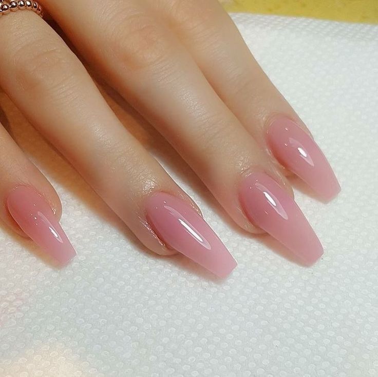 Translucent Pink Nails, Health Nails, Milky Nails, Asian Nails, Girl Nails, Soft Nails, Beauty Inspo, Jelly Nails, Pink Acrylic Nails