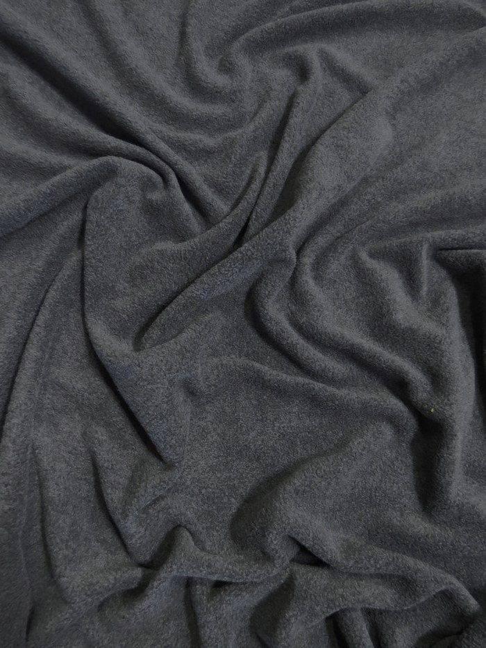 the fabric is very soft and dark grey