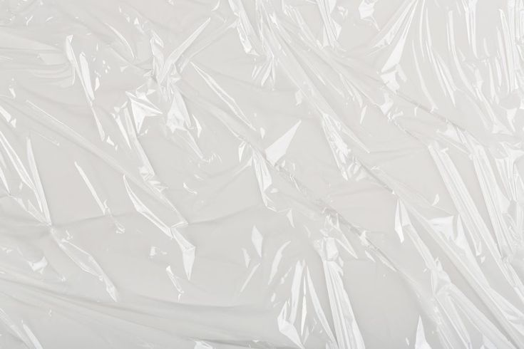 an image of white plastic wrapper textured with high resolution and grainy feel