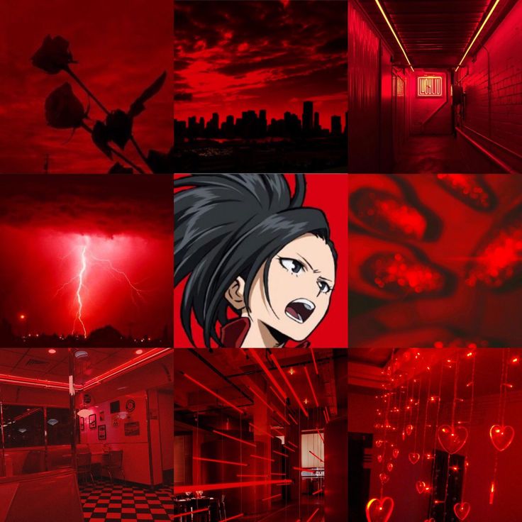 momo yaoyorozu aesthetic