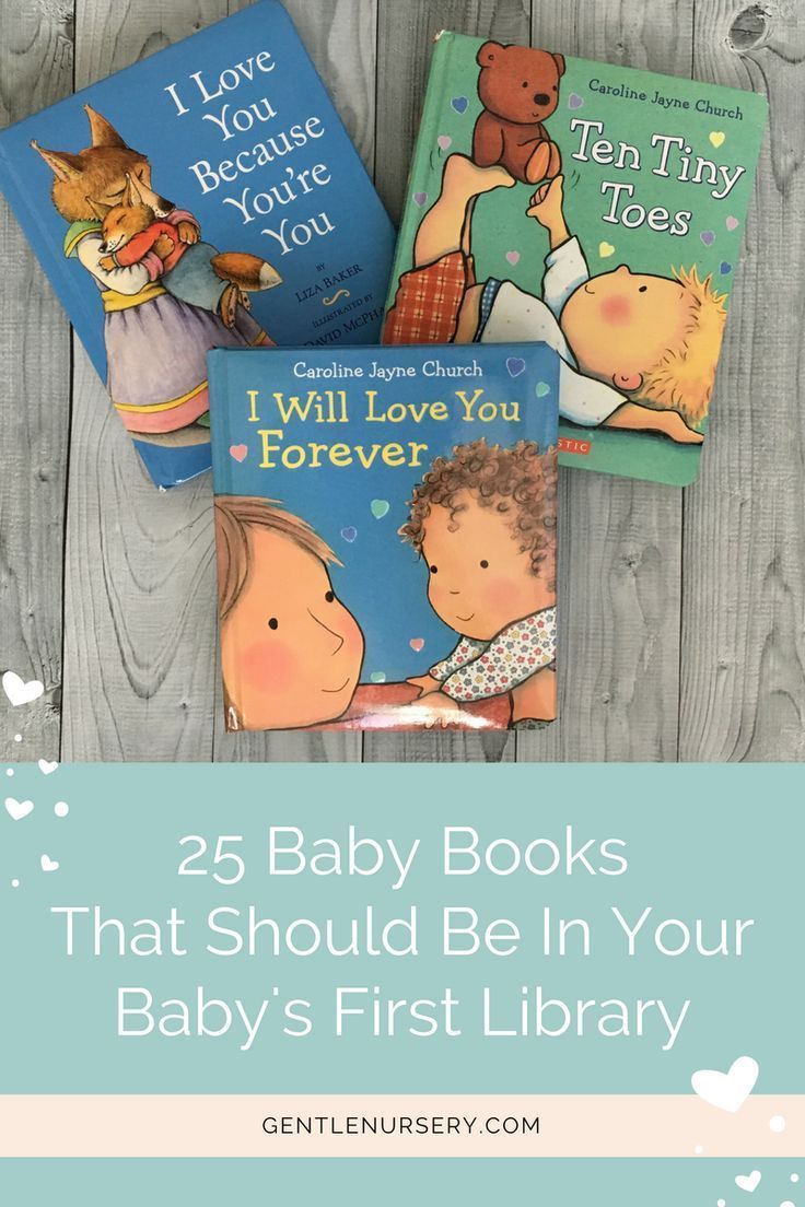 three children's books with the title 25 baby books that should be in your baby's first library