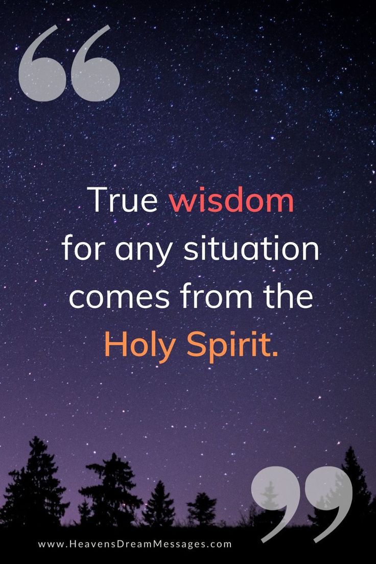 How do I get true wisdom from the Holy Spirit? Discover how biblical dream interpretation can help with wisdom for life, plus dream symbols for wisdom, receiving wisdom, and real dream examples. Wisdom quotes and wise words for life. Read more >> Word Of God Quotes, Gods Blessings Quotes Inspiration, Inspirational God Quotes, Wisdom From God, Gods Words Of Wisdom, The Holy Spirit, Wisdom Quotes Deep, Wise Quotes Wisdom, Holy Spirit Quotes