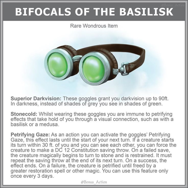 an advertisement with two green headsets and the caption reads, befocals of the basiliskk