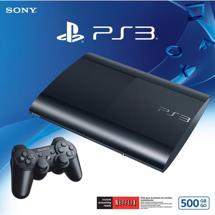 the box for the sony playstation 3 console