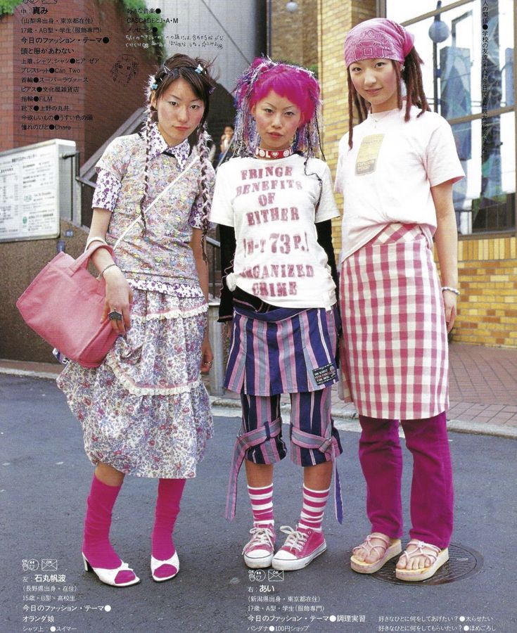 Kawaii Street Fashion, 90s Harajuku, 2000s Japanese Fashion, Fruits Magazine, Japanese Fashion Magazine, Noel Fielding, 일본 패션, Harajuku Fashion Street, Tokyo Street Style