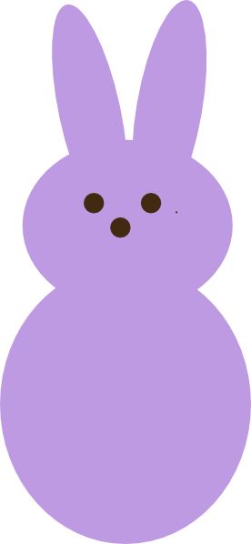 an image of a purple bunny face