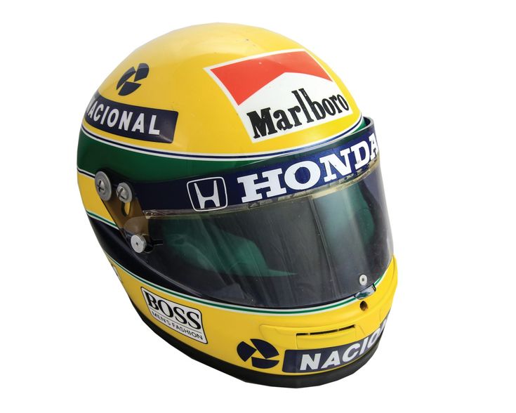 Ayrton Senna Helmet Collection